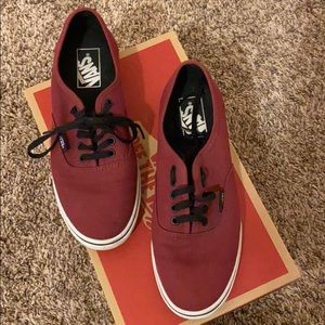 NEW Maroon “The Authentic” Vans